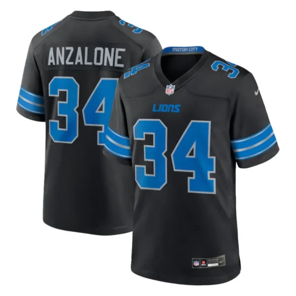 Alex Anzalone Jersey Black