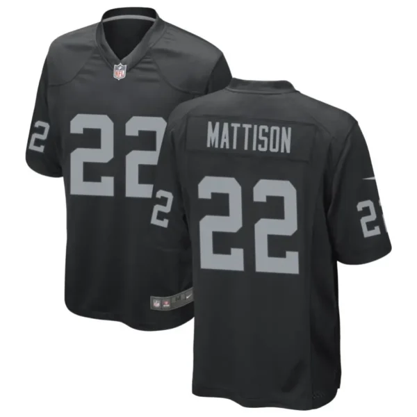 Alexander Mattison Jersey Black