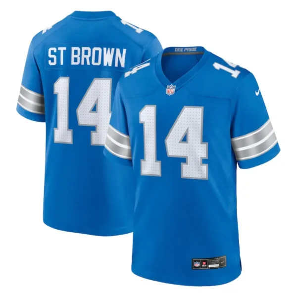 Amon-Ra St. Brown Jersey Blue