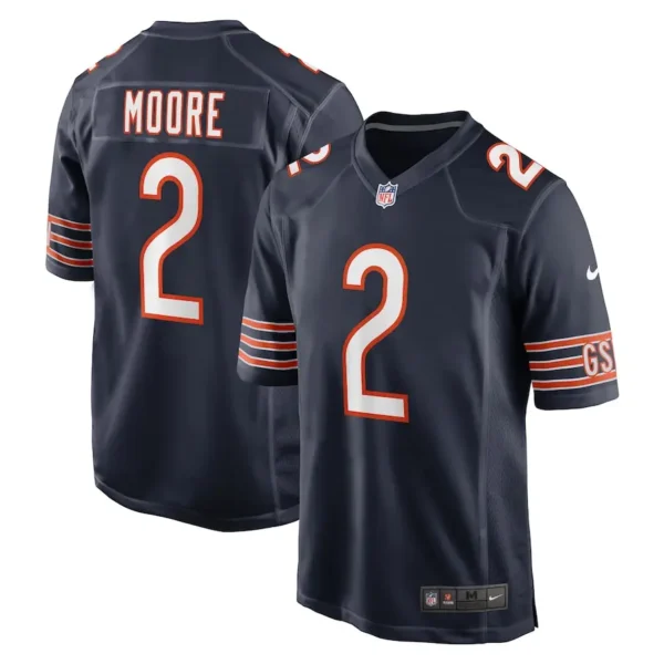 DJ Moore Jersey Navy