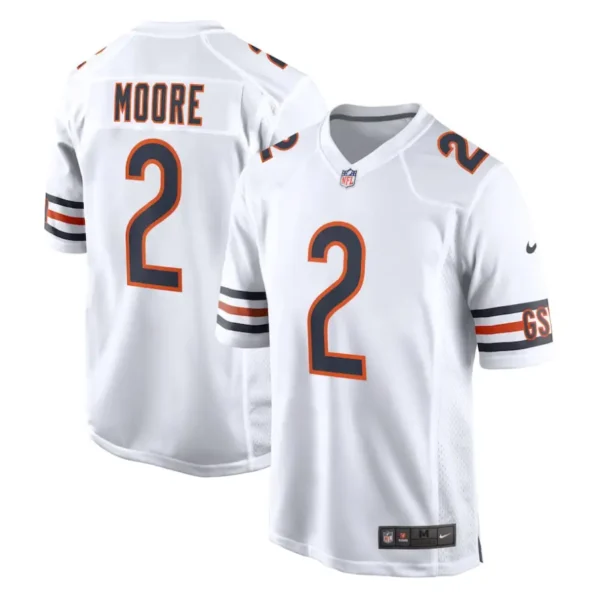 DJ Moore Jersey White