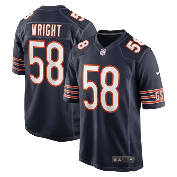 Darnell Wright Jersey Navy