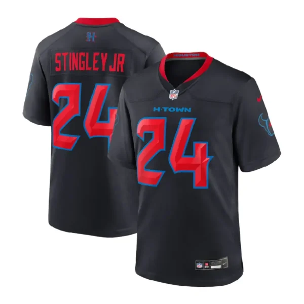 Derek Stingley Jr Jersey Navy