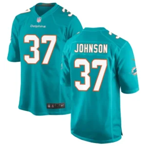 Isaiah Johnson Jersey Aqua