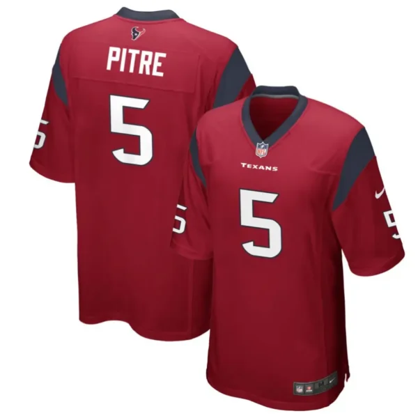 Jalen Pitre Jersey Red