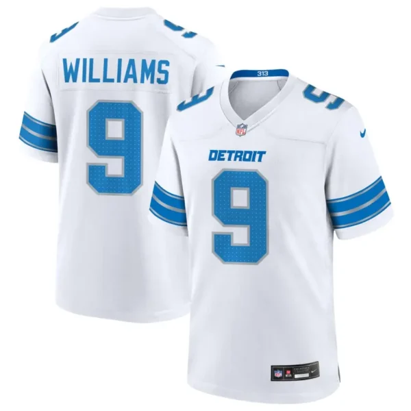 Jameson Williams Jersey White