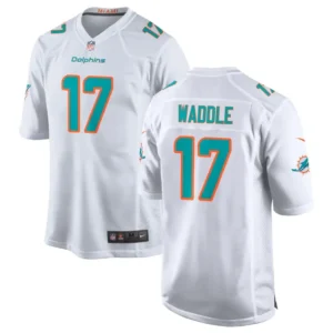 Jaylen Waddle Jersey White