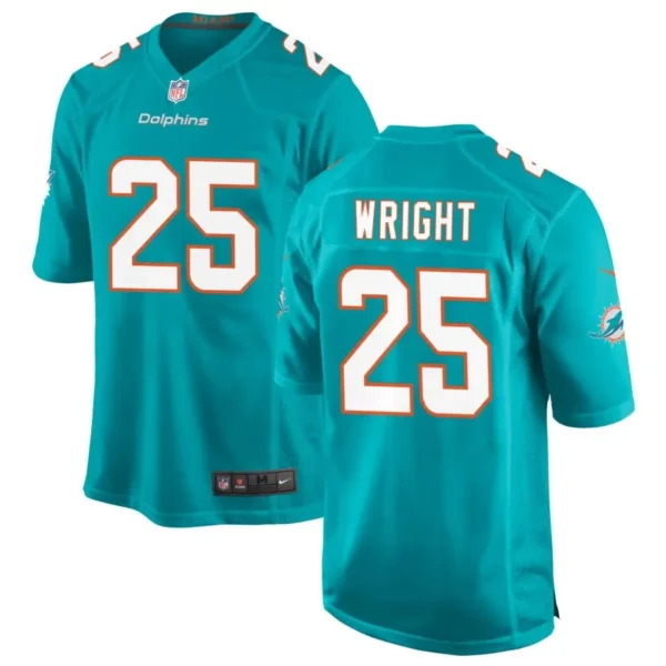 Jaylen Wright Jersey Aqua