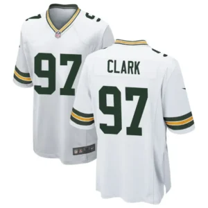 Kenny Clark Jersey White