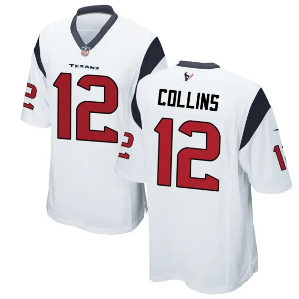 Nico Collins Jersey White