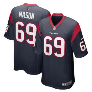 Shaq Mason Jersey Navy