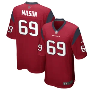 Shaq Mason Jersey Red