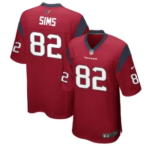 Steven Sims Jersey Red