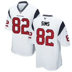 Steven Sims Jersey White