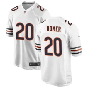 Travis Homer Jersey White