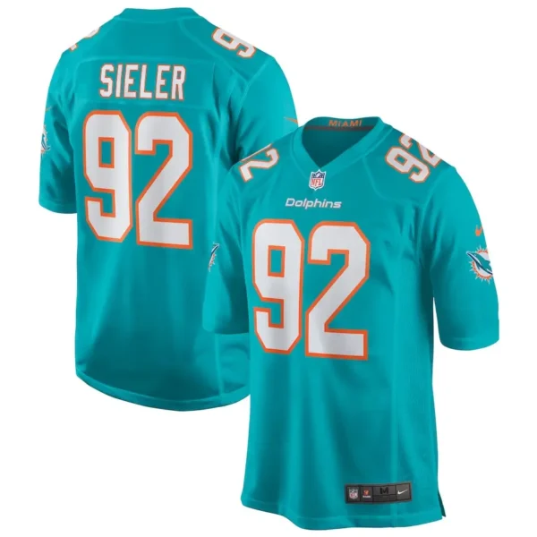 Zach Sieler Jersey Aqua