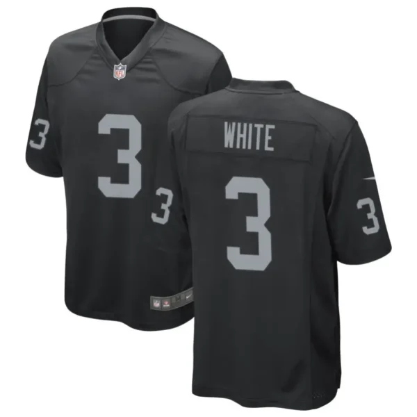 Zamir White Jersey Black